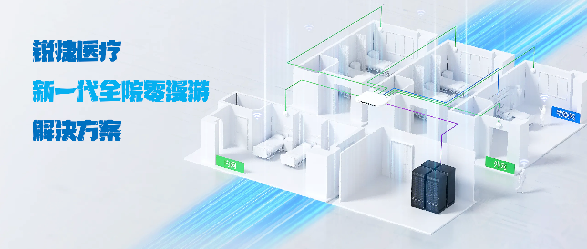 一机通三网，锐捷零漫游百搭医疗各类网络架构